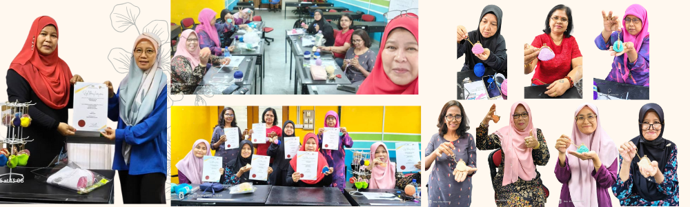 Kursus Pendek PSH Crochet Coin Purse di Kolej Komunit Klang